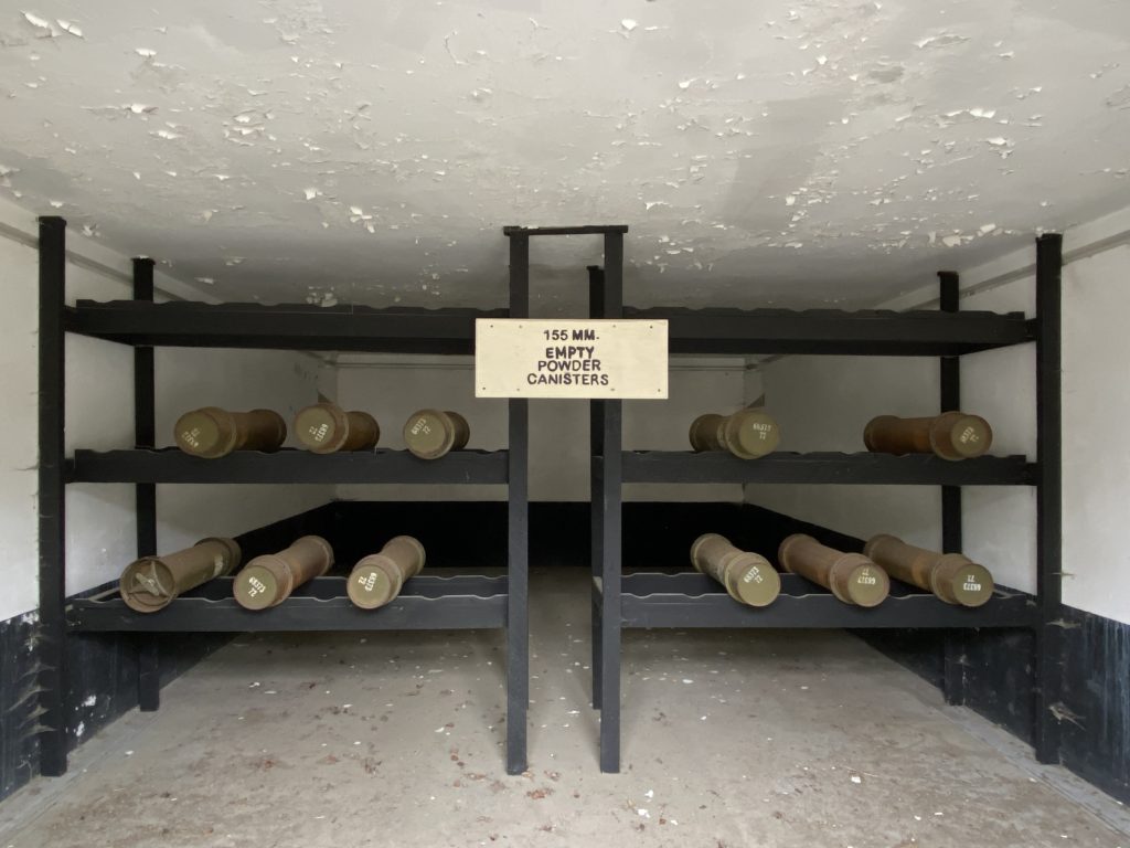 Ammo storage display at Battery Wansboro, Fort Flagler (Symbolbild: Sigenergy Heimspeicher)