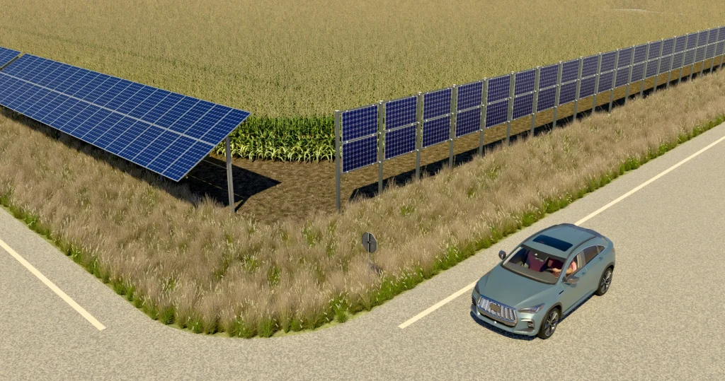 Agrivoltaics bifacial solar (Symbolbild: 841-Watt-Solarmodul)