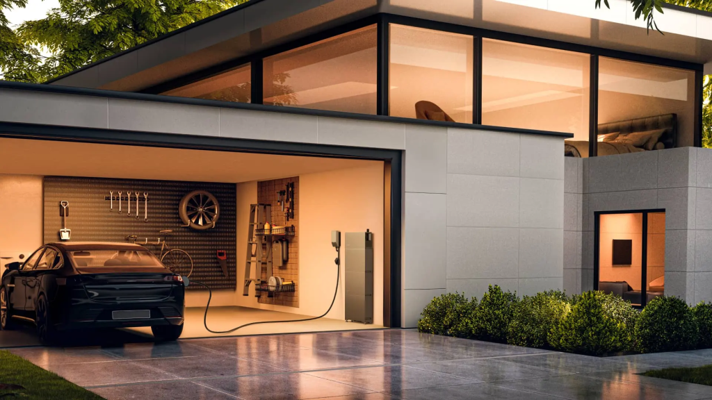 EcoFlow PowerOcean Single Phase in der Garage mit E-Auto
