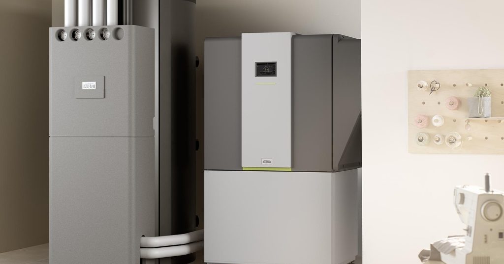 Kermi x-change dynamic AW I Wärmepumpe zur Innenaufstellung im Technikraum
