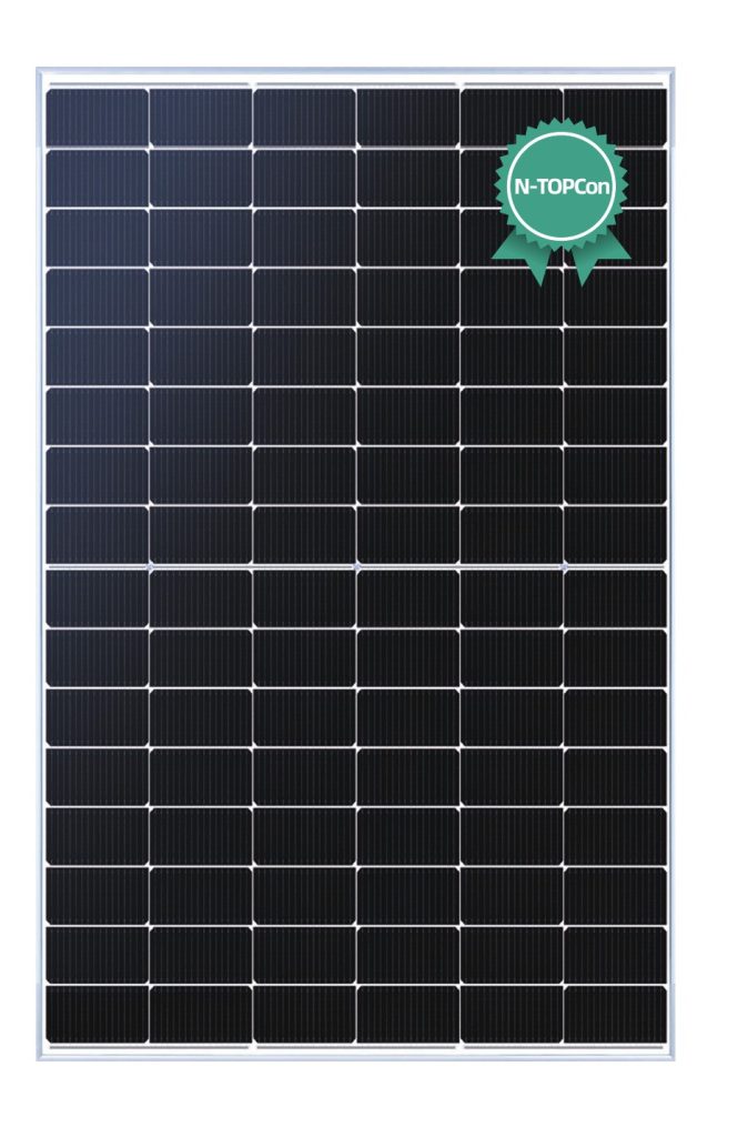 Phono Solar Draco-N PS450L8GFH 450W bifaziales Glas-Glas-Solarmodul in Frontansicht