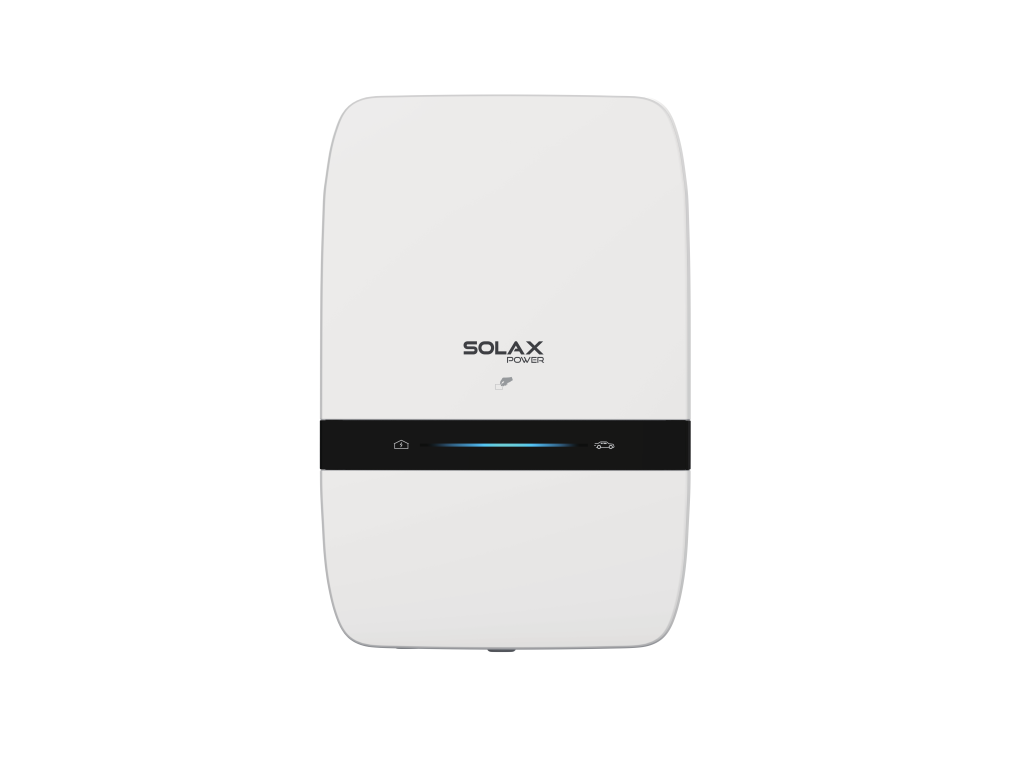 SolaX Binary Series BRY-A22D7 bidirektionale V2H-Wallbox in Frontansicht