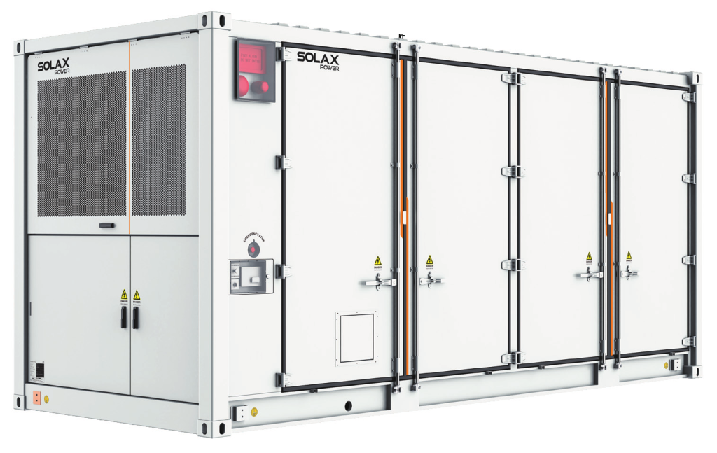 SolaX ORI Energiespeichersystem Container-Ansicht