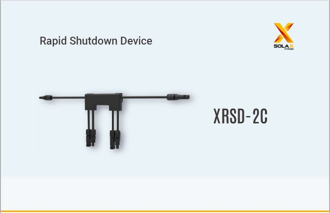 SolaX XRSD-2C Rapid-Shutdown-Modul fuer zwei PV-Module
